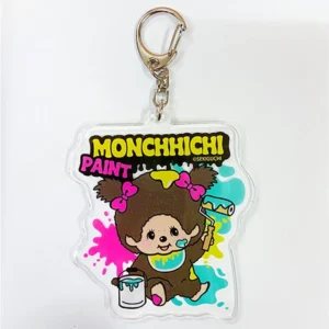 Monchhichi Paint Acrylic Keychain